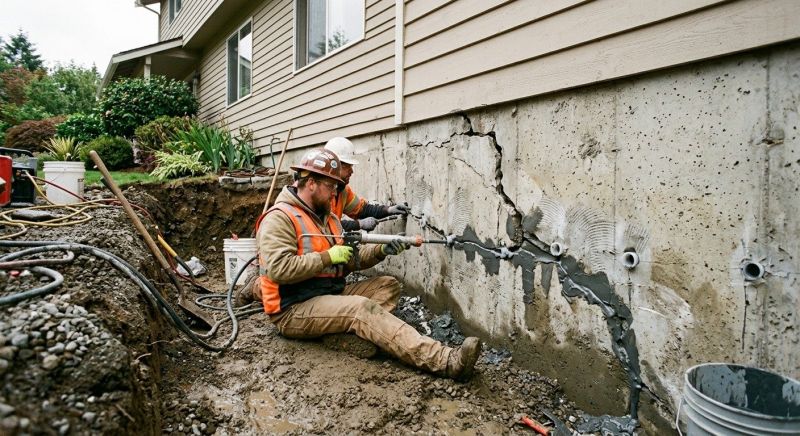Basement Foundation Repair in Glenside, PA