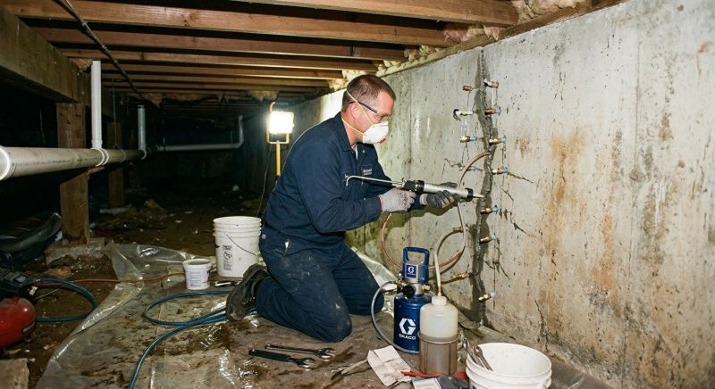 Basement Foundation Repair in Marlton, NJ