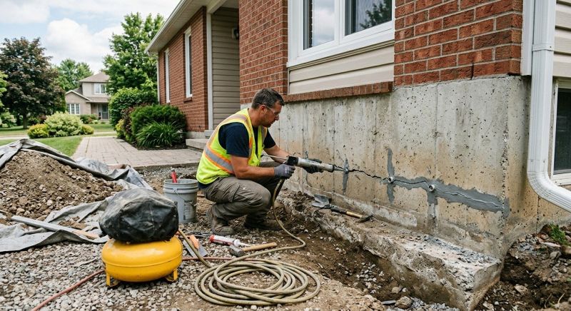 Basement Foundation Repair in Media, PA