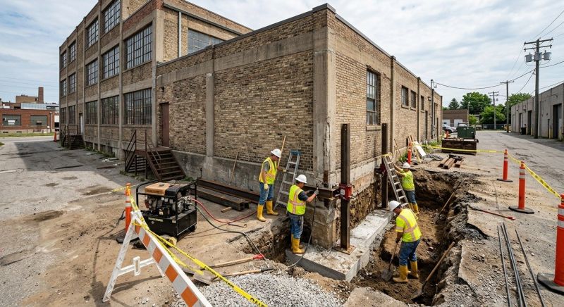 Building Foundation Repair in Pennsauken, NJ