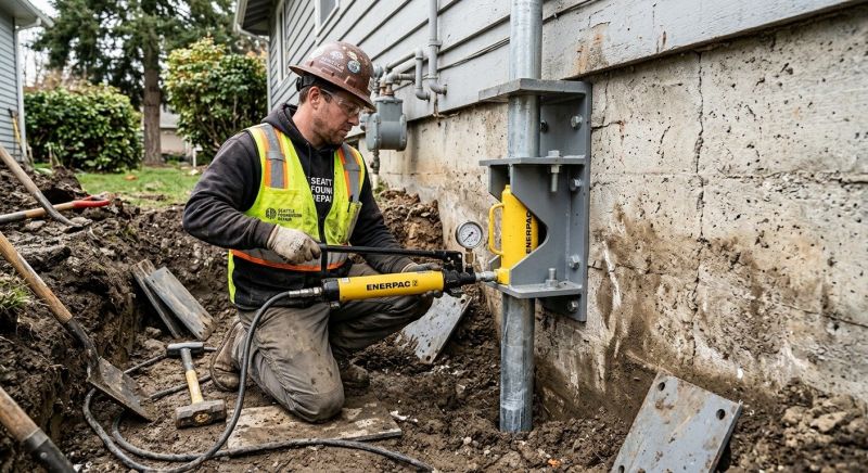Concrete Foundation Leveling in Broomall, PA