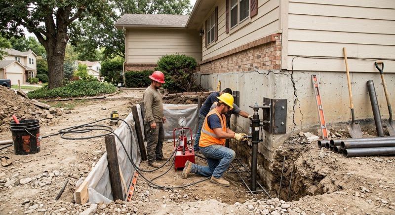 Concrete Foundation Repair in Burlington County, NJ