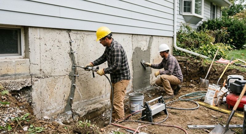 Concrete Foundation Repair in Camden, NJ