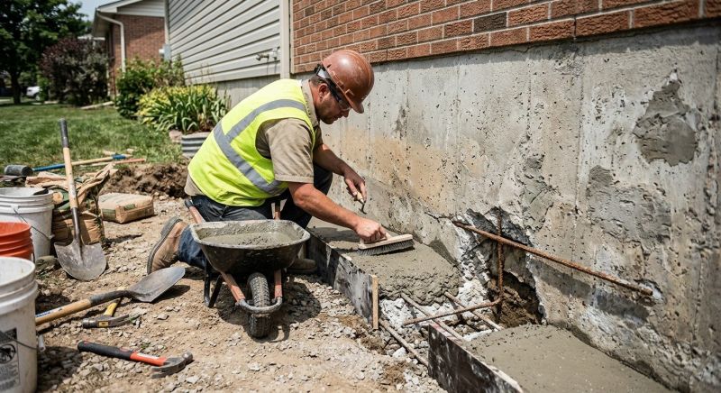 Concrete Foundation Repair in Pennsville, NJ