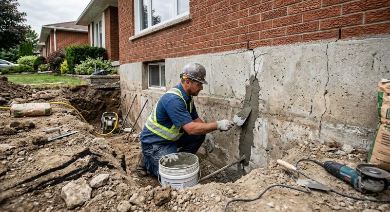 Concrete Foundation Repair in Springfield, PA
