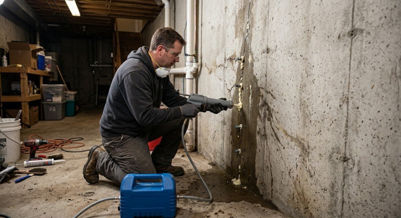 Cracked Foundation Repair in Glenside, PA