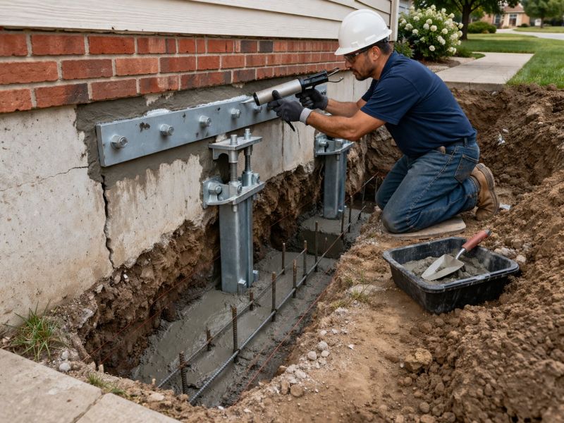 Exterior Foundation Repair in Gloucester County, NJ