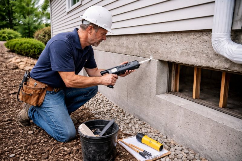 Foundation Crack Sealing in Gloucester County, NJ