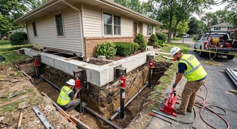 Foundation Jacking in Ardmore, PA