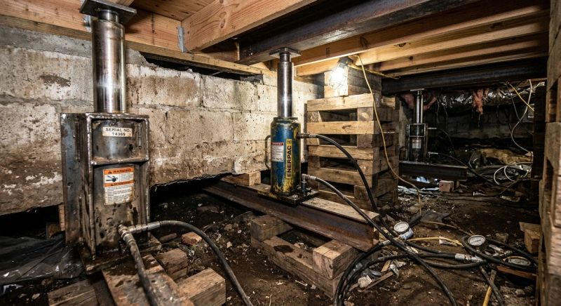 Foundation Jacking in Elkins Park, PA