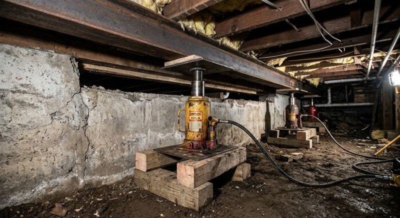 Foundation Jacking in Glen Mills, PA