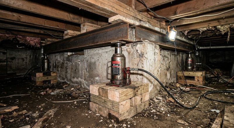 Foundation Jacking in Glen Mills, PA