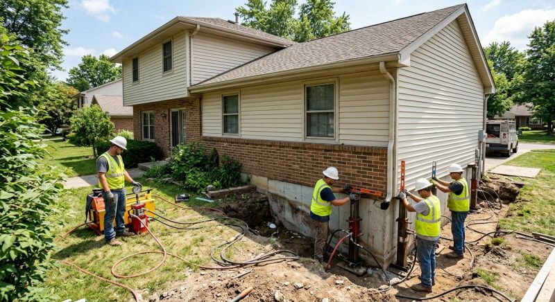 Foundation Jacking in Lafayette Hill, PA