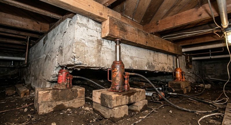 Foundation Jacking in Springfield, PA
