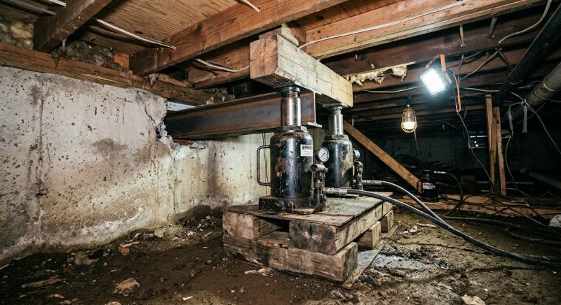 Foundation Jacking in Wynnewood, PA