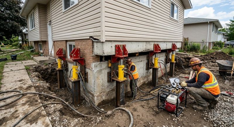 Foundation Lifting in Camden County, NJ