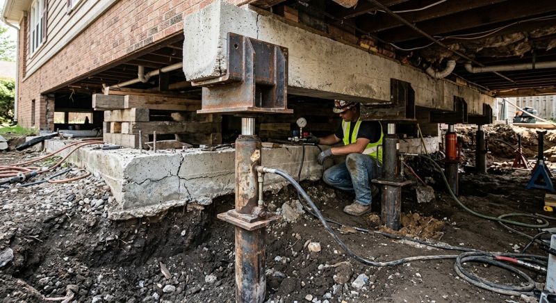 Foundation Lifting in Clayton, NJ