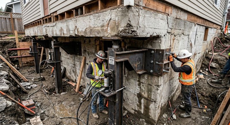 Foundation Lifting in Gladwyne, PA