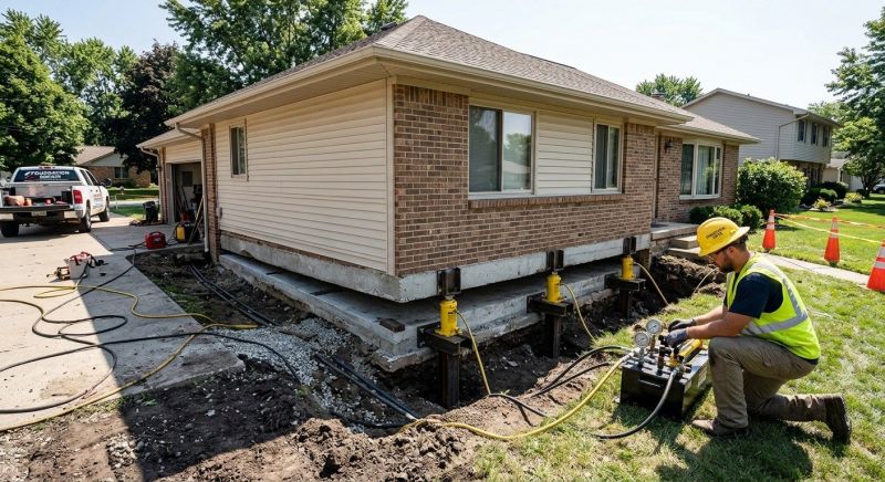 Foundation Lifting in Salem, NJ