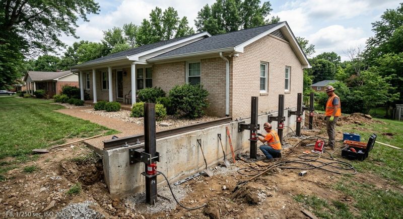 Foundation Pier Leveling in Gloucester County, NJ