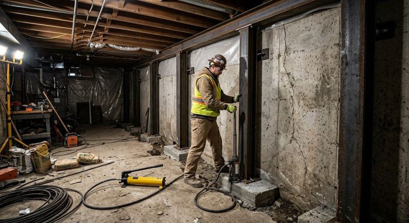 Foundation Stabilizing in Aston, PA