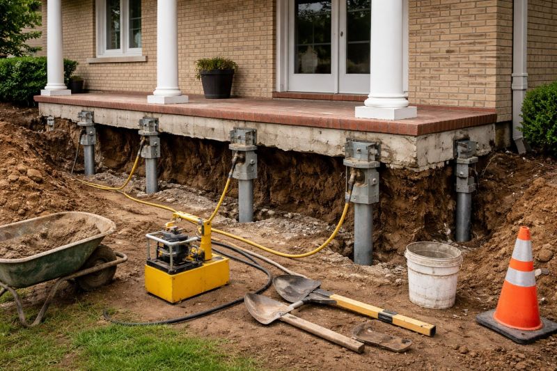 Foundation Stabilizing in Bryn Mawr, PA