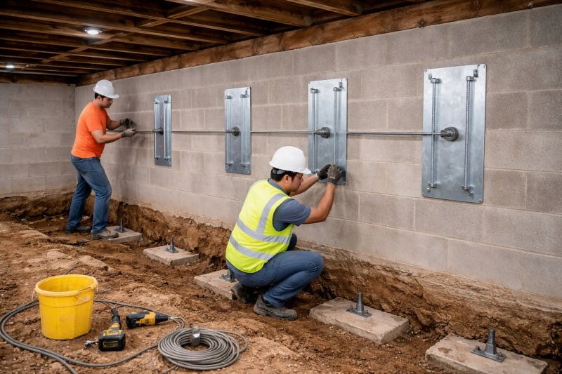 Foundation Stabilizing in Drexel Hill, PA