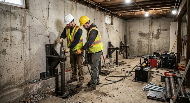 Foundation Stabilizing in Philadelphia, PA