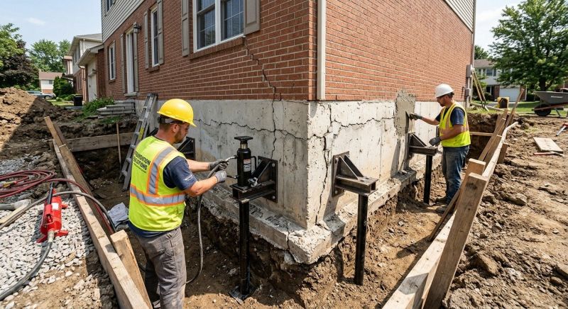 Foundation Structural Repair in Lansdowne, PA