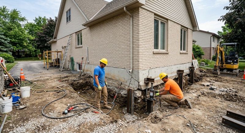 Helical Piers Installation in Gloucester County, NJ