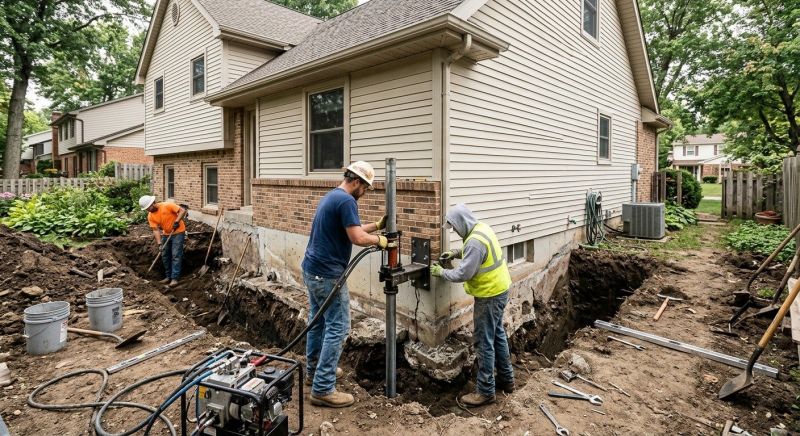House Foundation Repair in Franklinville, NJ