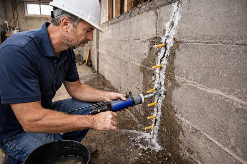 Leaking Foundation Repair in Gloucester County, NJ
