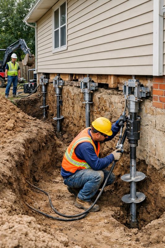 Sinking Foundation Lifting in Gloucester County, NJ