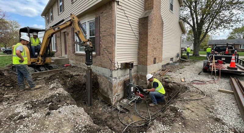 Sinking Foundation Repair in Camden County, NJ