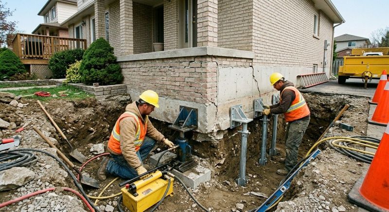 Structural Foundation Repair in Marcus Hook, PA