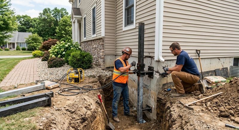 Structural Foundation Repair in Newtown Square, PA