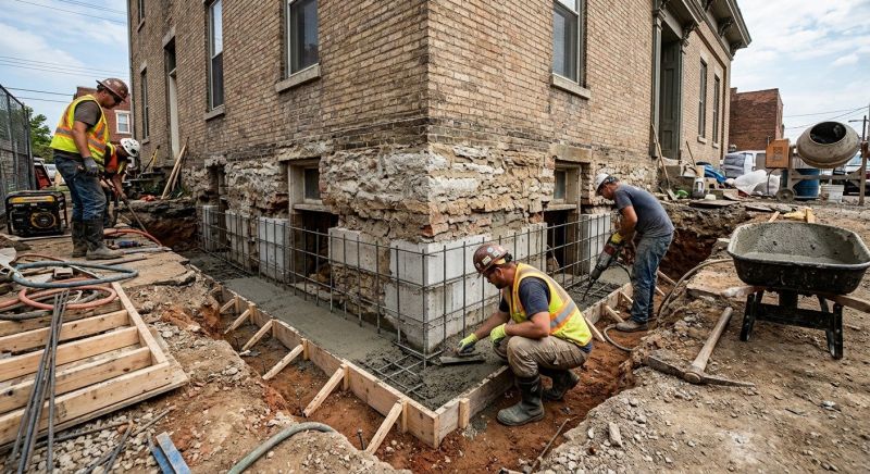 Underpinning Repair in Gloucester County, NJ